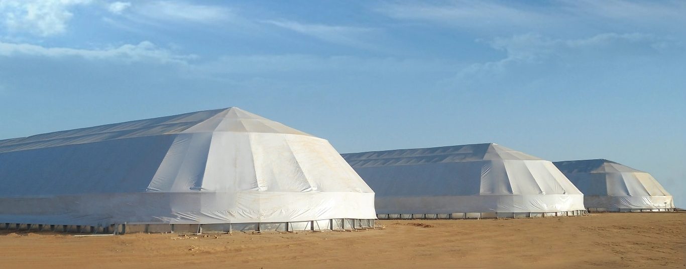 Bodegas de lona y almacenes temporales en Colombia