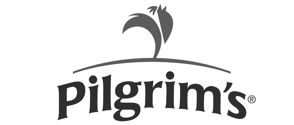 Logotipo de Pilgrim’s, compañía internacional de productos alimenticios cliente de Versaflex