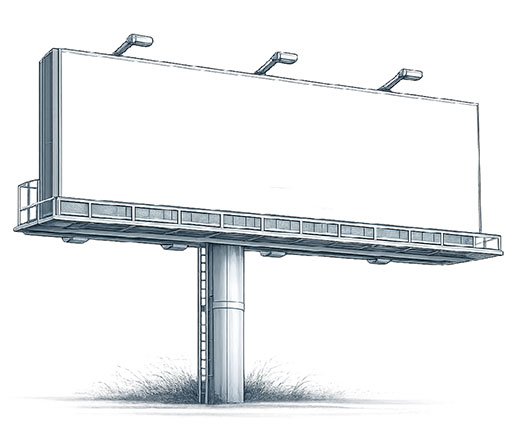 Lona impresa para espectacular Bernardo Quintana