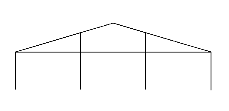 Plano de carpa de lona de alumnio
