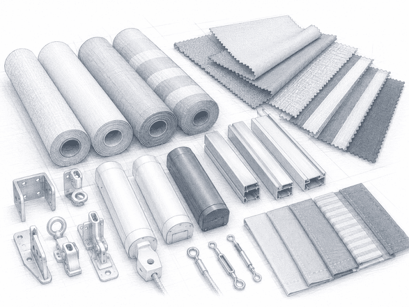 Materiales y telas para toldos: lona, herrajes y acabados para exterior | Versaflex Lonas