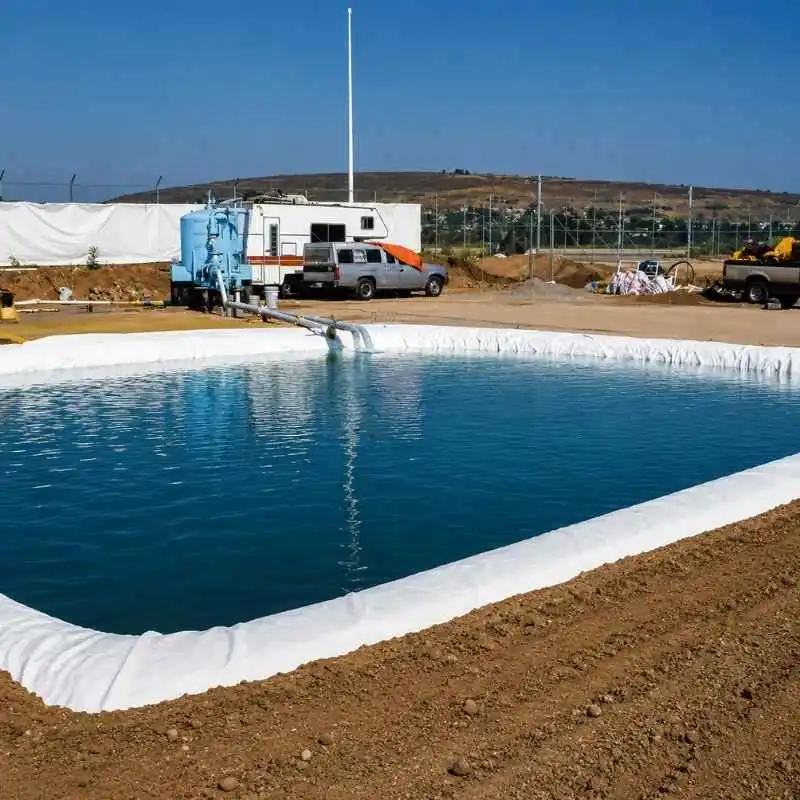 Geomembrana de PVC almacenamiento y manejo de líquidos en obra civil e infraestructura industrial.