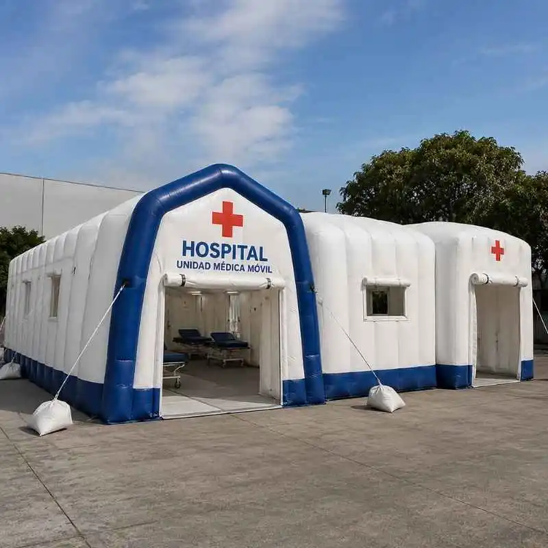 Hospital inflable para emergencias, brigadas médicas y protección civil
