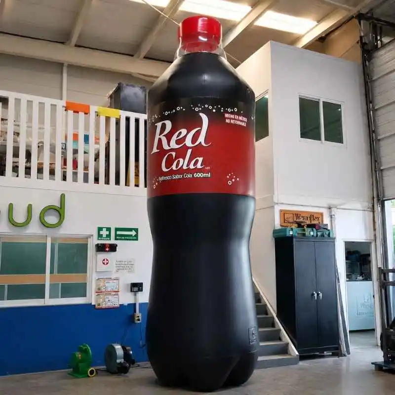Inflable publicitario personalizado Red Cola Celaya