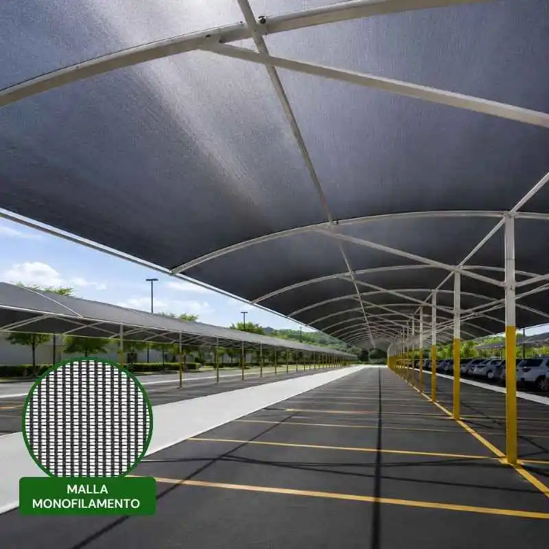 Malla Monofilamento HDPE para estacionamiento de Nissan Celaya